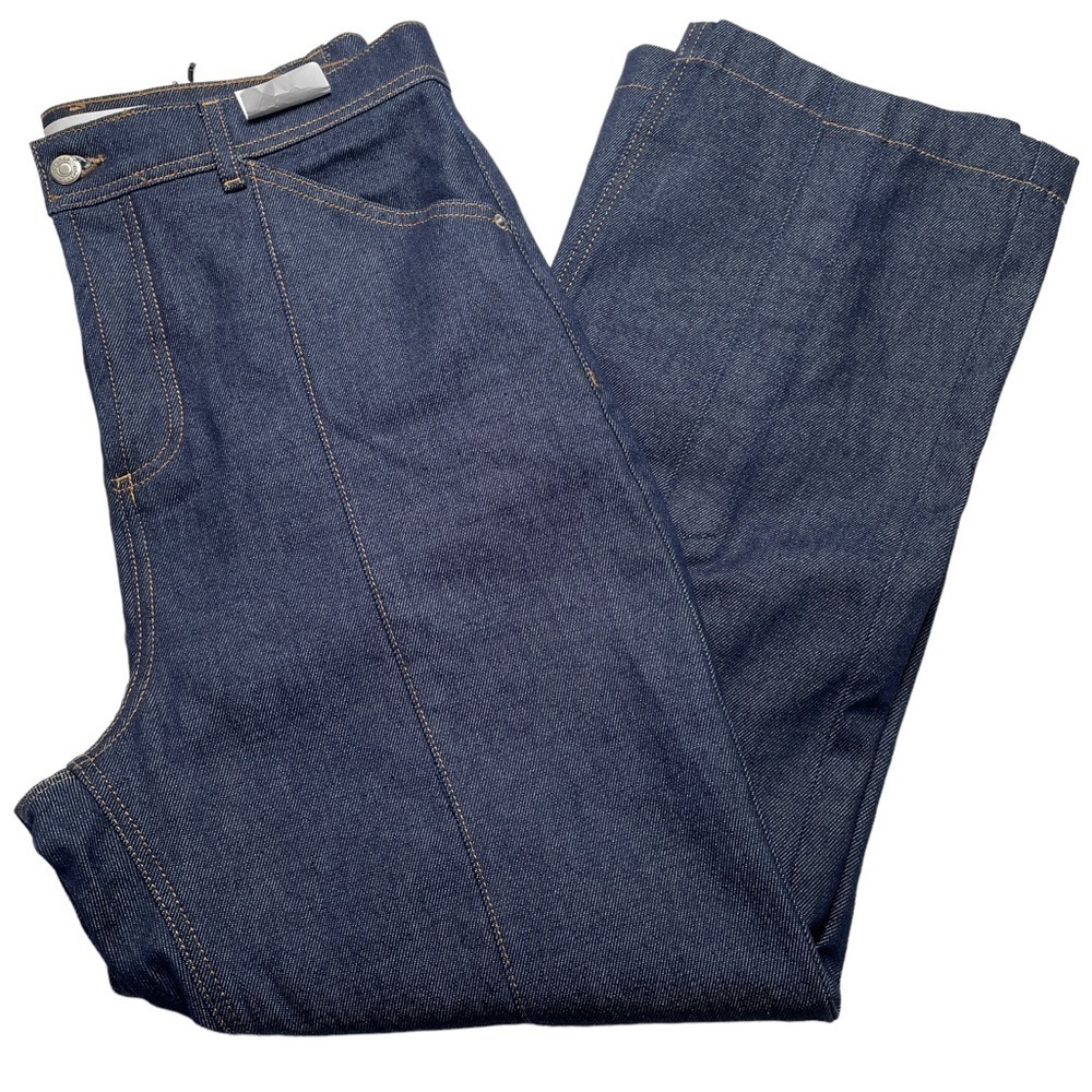 Topshop split front straight leg jeans NWT 34x28